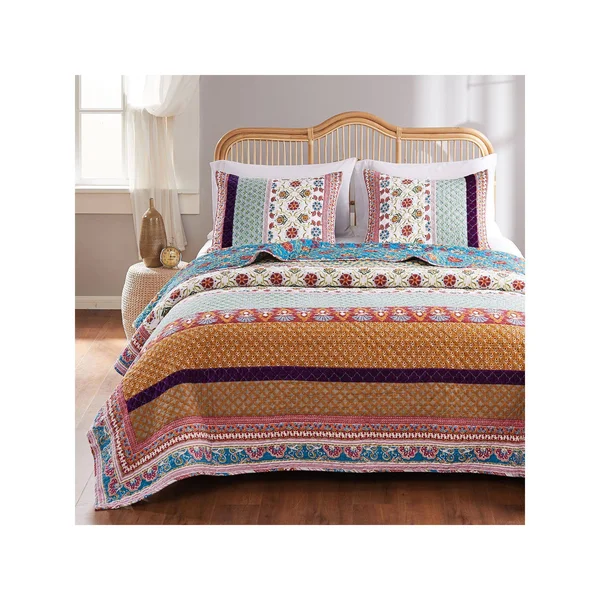Greenland Home Fashions Thalia Quilt Set, Full/Queen