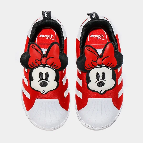 Adidas Disney Superstar 360 Toddler Lifestyle Shoes (Red/White/Black)