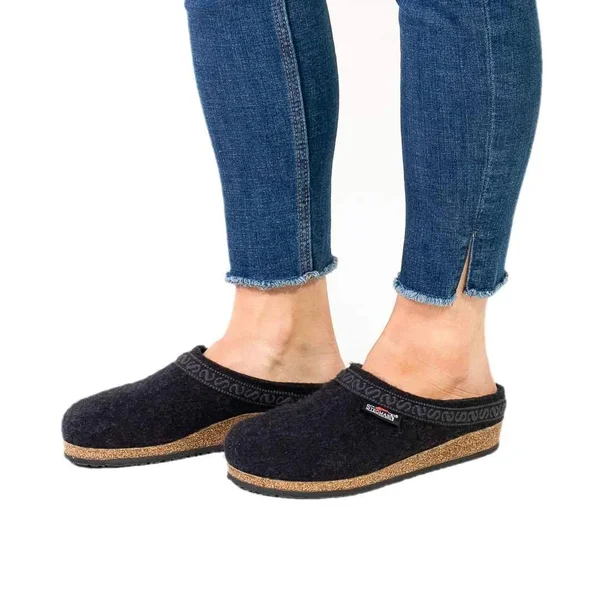 Women's Original 108 Wool Clog with Cork Sole - Medium Width Heather, 9