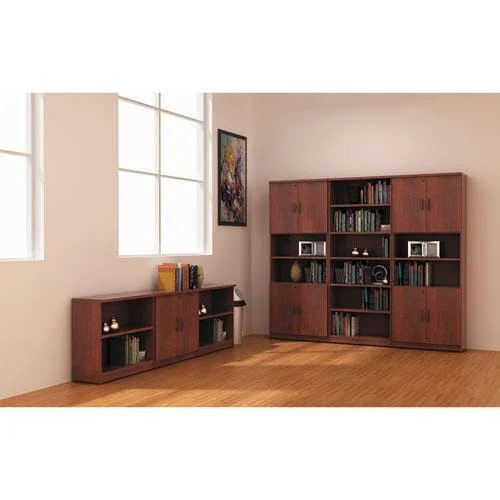 Alera Valencia Series Bookcase Four-Shelf 31 3/4W x 14D x 55H Medium Cherry