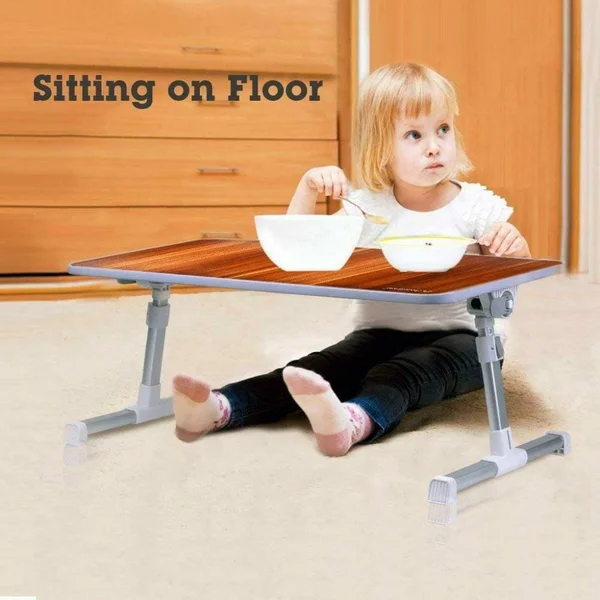 Large Size Adjustable Laptop Bed Table - Portable Standing Desk, Foldable Sofa