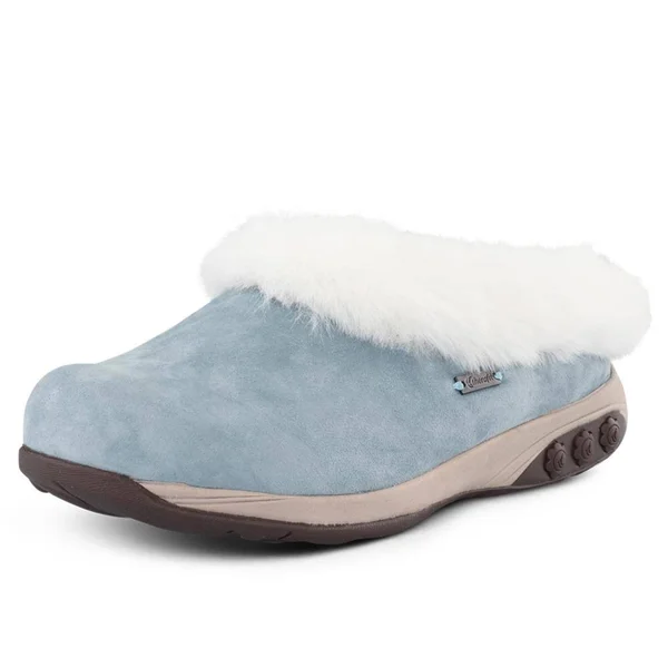 Therafit Scarlett Women's Genuine Sheepskin Clog Slipper for Plantar Fasciitis & Foot Pain