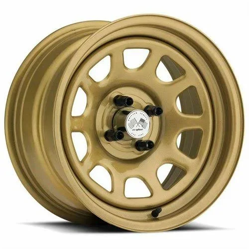 16x8 4x114.3mm|4x4.5 inch U.S. Wheel 022 Series Drift Daytona FWD Gold Wheels