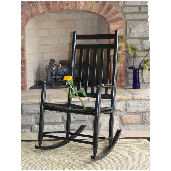 Dixie Seating Penrose Wood Rocking Chair NO. 67S Medium Oak - Brown