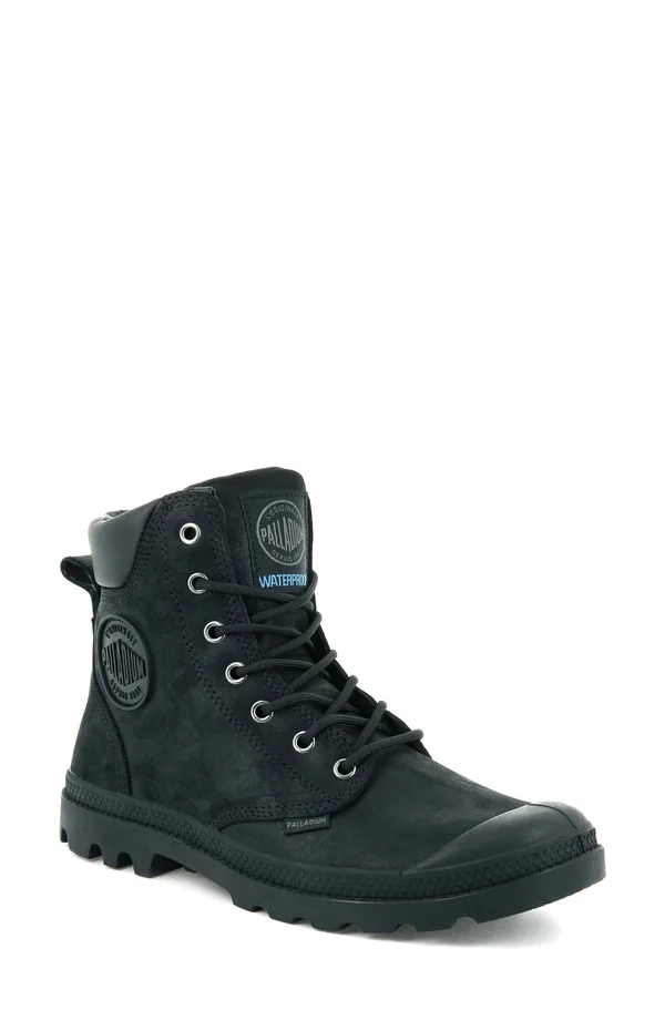Palladium Pampa Cuff WP Lux Black/Black - Men's, Size: 9
