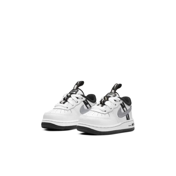 Nike Force 1 LV8 White/Black Toddler Boys& Shoes - Size: 7