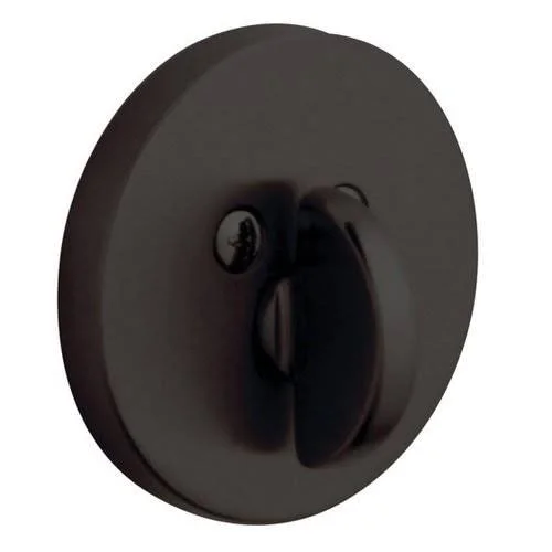 Baldwin 8241055PAT Contemporary One-Sided Deadbolt in Lifetime Polished Nickel
