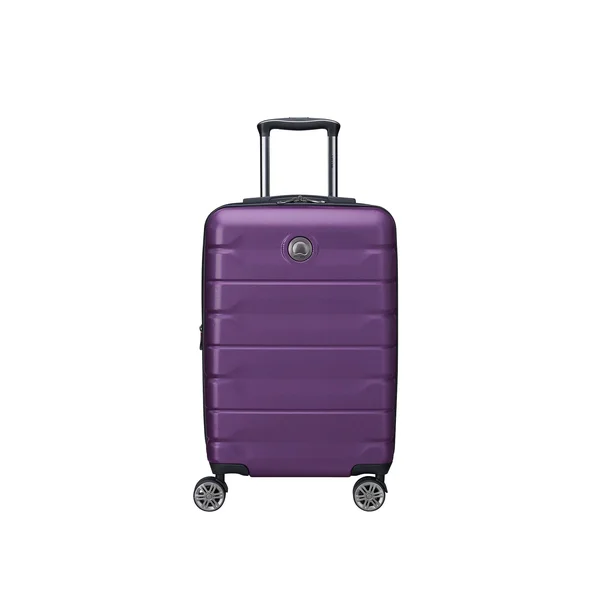 Delsey Air Armour Hardside Spinner Luggage, Purple, 24 inch