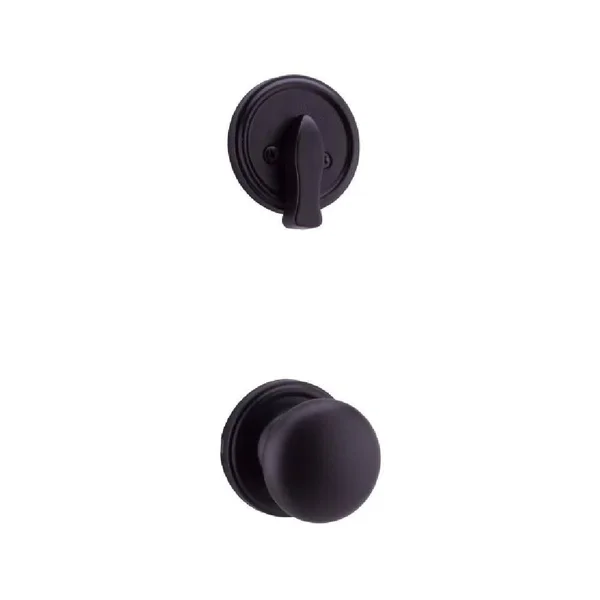 Weslock 02100--i2sl20 Impresa Interior Single Cylinder Handleset, Black