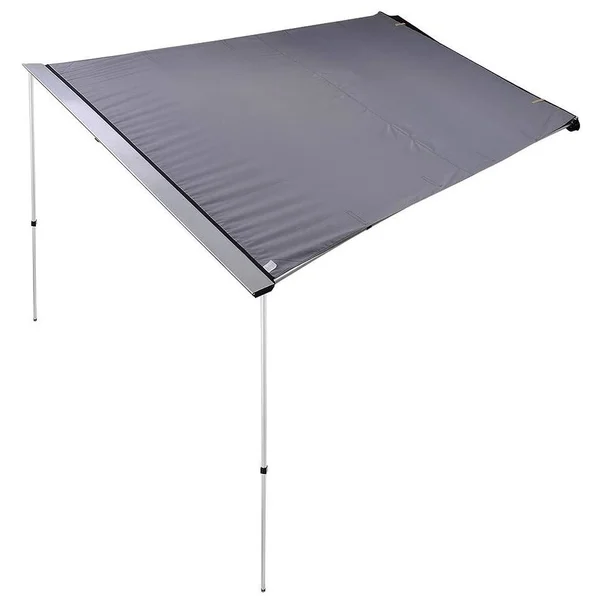 Yescom 8.2&x8.2& Car Side Awning Rooftop Pull Out Tent Shelter PU2000mm Uv50+ Shade SUV Outdoor Camping Travel Grey