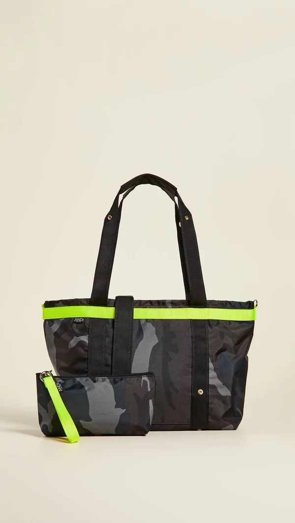 Andi The Andi Tote Ink Camo/Yellow One Size
