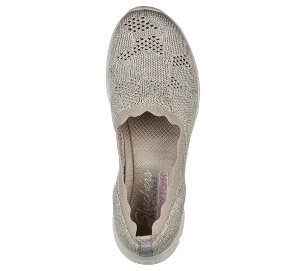 Skechers Women's Seager Bases Covered Slip On, Taupe