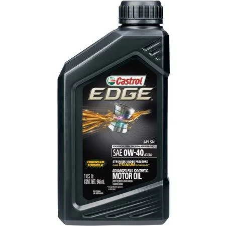 (6 Pack) Castrol Edge 0W-40 A3/B4 Advanced Full Synthetic Motor Oil - 1 qt