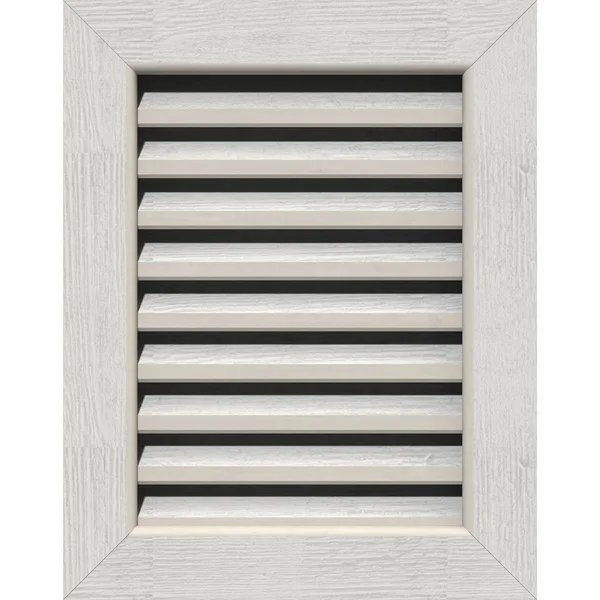 Ekena Millwork GVWVE24X1401RFPWR 24x22W x 14x22H Vertical Gable Vent (29x22W x 19x22H Frame Size): Primed, Functional, Rough Saw