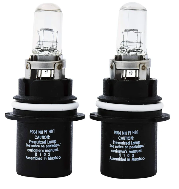 GE Lighting 9004NHP/BP2 Nighthawk Platinum Halogen Replacement Bulb - 2-Pack
