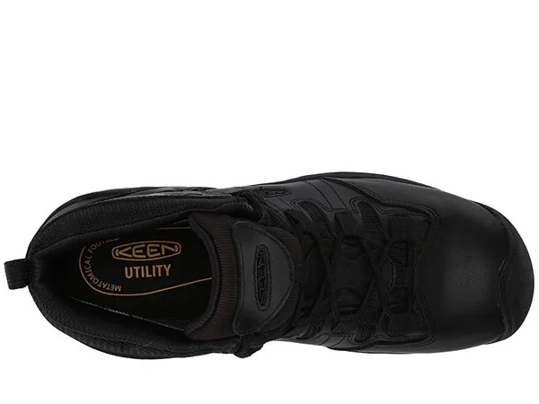 Keen Utility Detroit XT+ Mid Carbon Fiber Toe Men's Work Boots Black/Black : 10.5 D - Medium