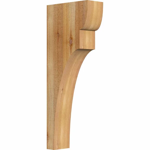 4x22W x 10x22D x 26x22H Yorktown Rough Sawn Corbel, Western Red Cedar