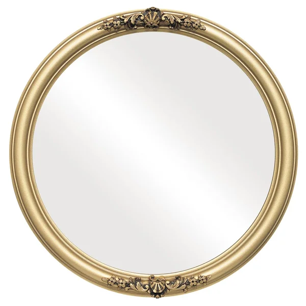 Contessa Framed Round Mirror - Gold Spray