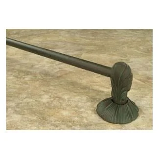 Anne at Home 1600-17 Oceanus Towel Bar w/ Small Rosette, Towel Bars