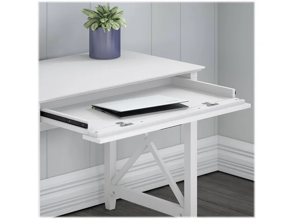 Bush Furniture Key West 54W Computer Desk with Storage and 2 Drawer Mobile File Cabinet