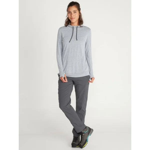 ExOfficio Women's BugsAway Sol Cool Kaliani Hoody - Medium - Tea Rose Heather