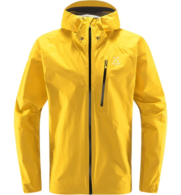 Haglofs L.I.M Jacket Men - Pumpkin Yellow - Rain Jackets XL