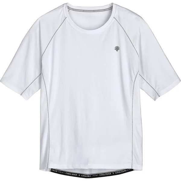 Men's Hightide Short Sleeve Swim Shirt - UPF 50+ Shirts For Men, White