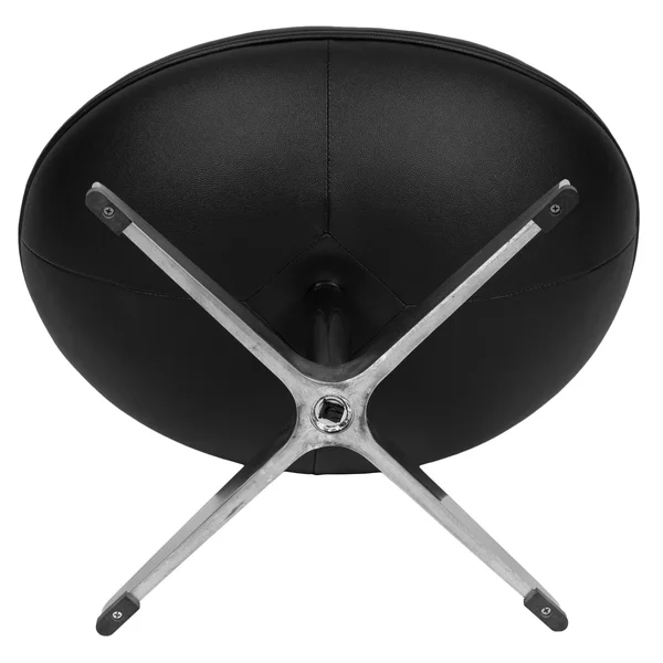 Flash Furniture Black LeatherSoft Saddle Wing Ottoman