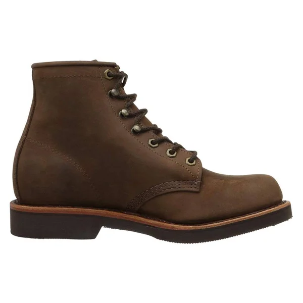 Chippewa Men's 6 inch Lace-Up Work Boot Round Toe - Size: 10.5 D, Brown