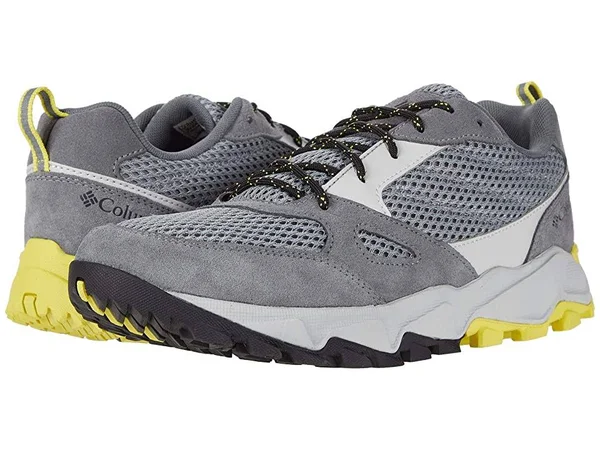 Columbia Ivo Trail Breeze Shoe - Men's Steam/Acid Yellow, 10.5