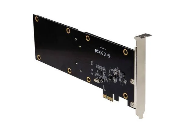 Sedna - PCI Express (PCIe) Dual 2.5 inch SATA III (6G) SSD Adapter (Extended Single Side SSD Version) (with Built in Power CIRCU