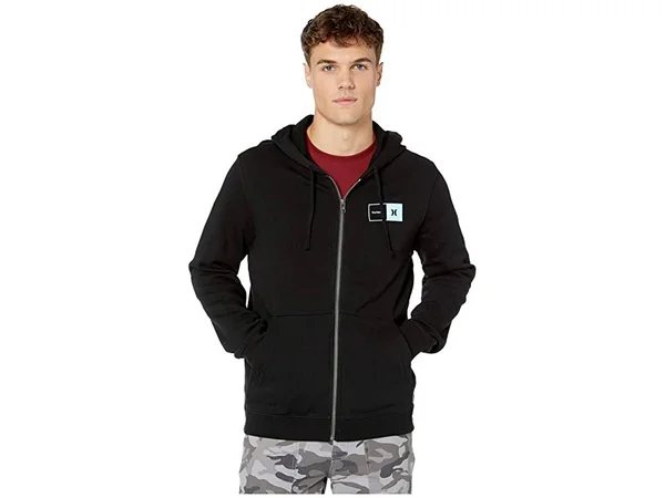 Hurley Natural Zip - Black - Hoodies