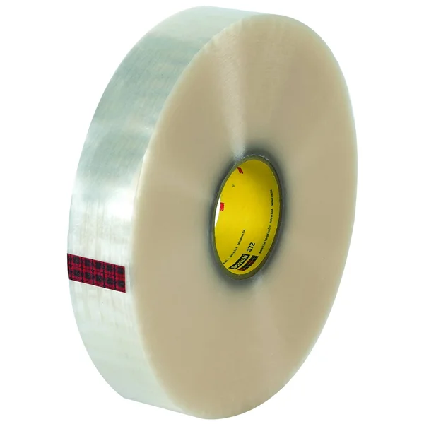 2x22 x 1000 yds. Clear 3M 372 Carton Sealing Tape, 6/Case