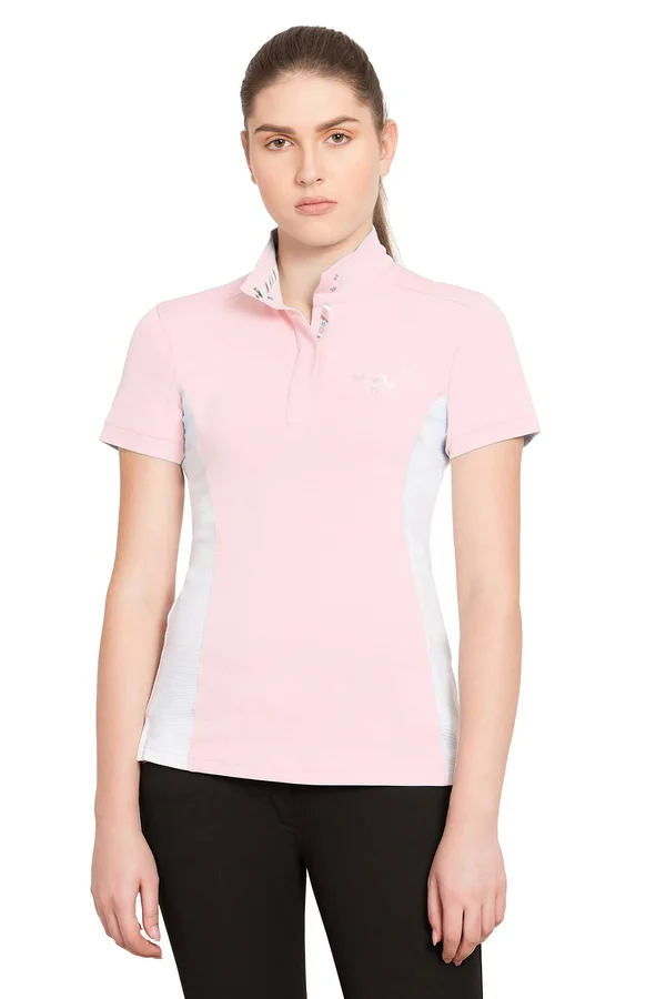 Equine Couture Cara Short Sleeve Show Shirt - Ladies