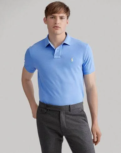Polo Ralph Lauren Men's Embroidered Logo Polo Shirt - Size: XS, Blue