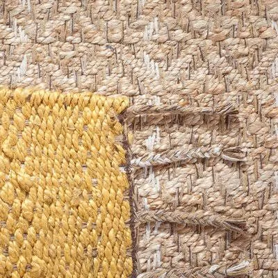 6' x 6' Square Area Rug, Yellow, Safavieh