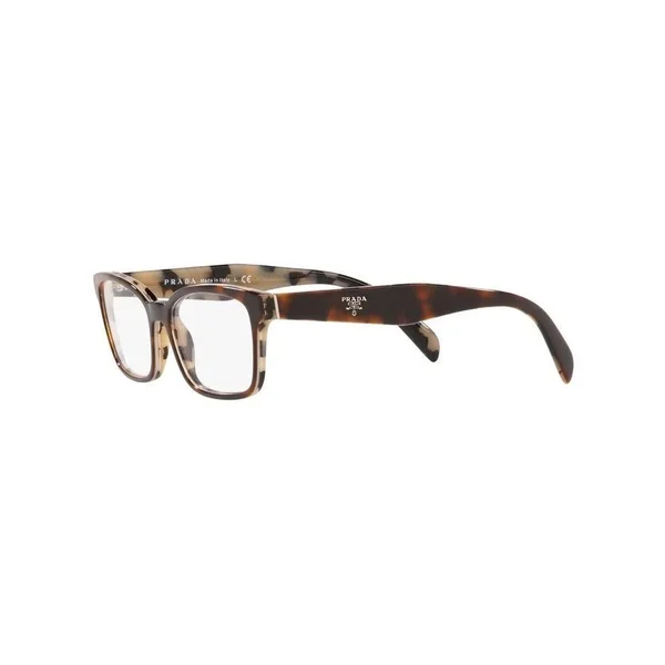 Prada PR 18TV TH81O1 53 Eyeglasses - Top Dark Havana/Black Havana