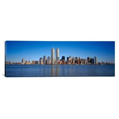 iCanvas Panoramic &World Trade Center - Lower Manhattan, New York City& Photographic Print on Canvas Size: 12x22 H x 36x22 W x 1.