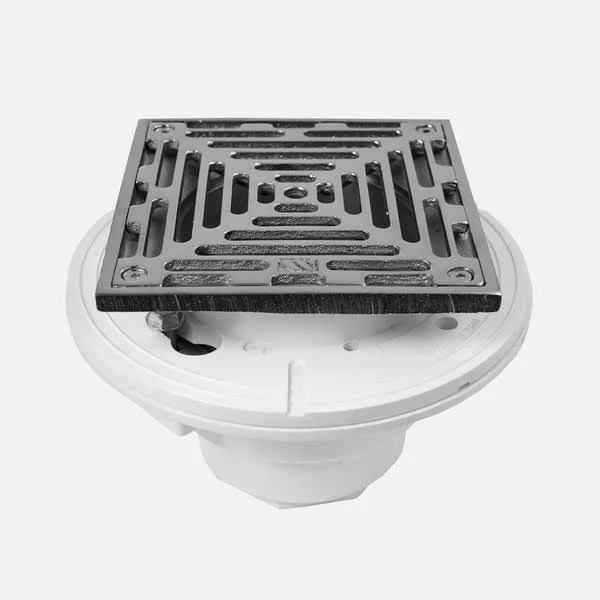 Sigma APS.3PVC.510.52 5x22 Square PVC Shower Drain Polished White