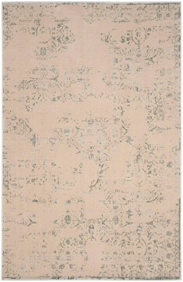 Safavieh Brilliance BRL502B 6&7x22 x 6&7x22 Round Cream - Light Blue Area Rug