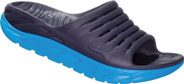 Hoka Women's Ora Recovery Slide Shoes in Blue - Size 6