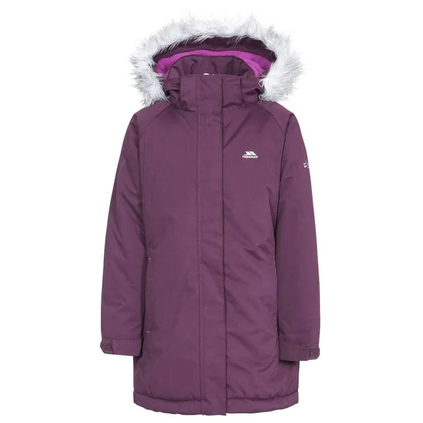 Trespass Childrens Girls Fame Waterproof Parka Jacket, 2-3 Years, Potent Purple