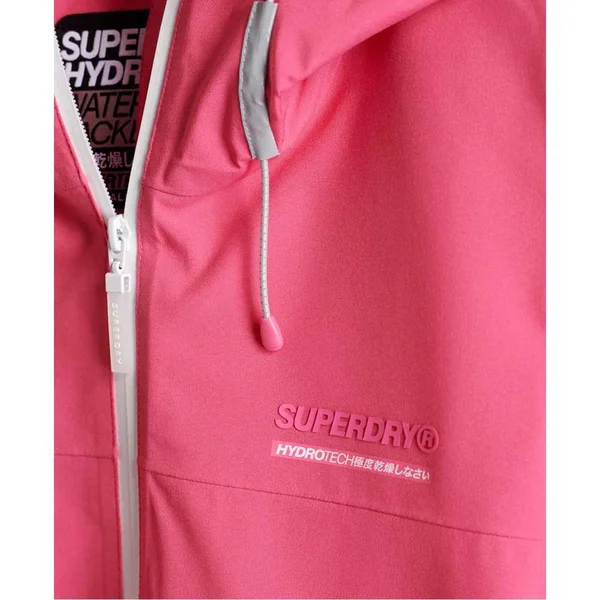 Superdry Essentials Harpa Waterproof Jacket - Pink - Casual Jackets
