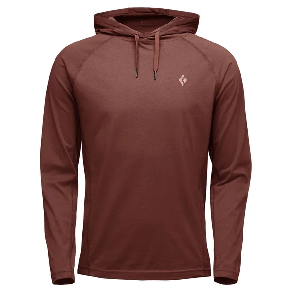 Black Diamond Crag Hoody - Men's:Lightweight, comfy cotton/poly blend hoody for climbing or rest days
