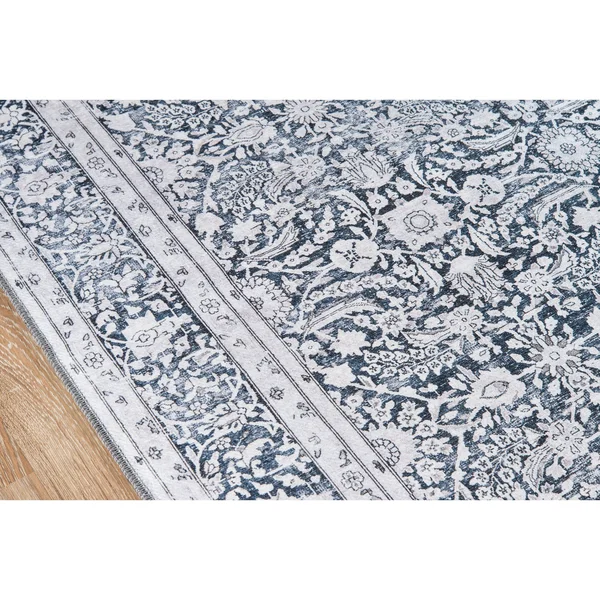 Momeni Afshar AFS-8 Charcoal Rug - 2 ft 3 in x 7 ft 6 in Runner