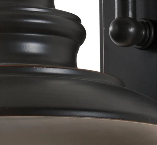 Feiss OL8601RSZ-L1 Redding Station Outdoor Wall Sconce, Restoration Bronze