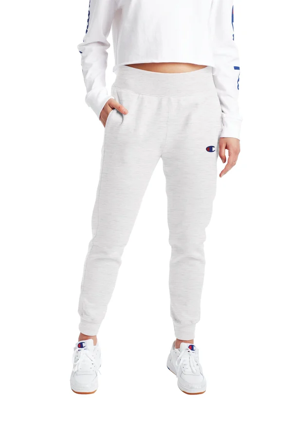 Champion Women's REVERSE Weave Joggers - Grey