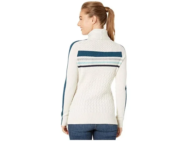 Smartwool Dacono Ski Sweater Women's, Moonbeam Heather, S
