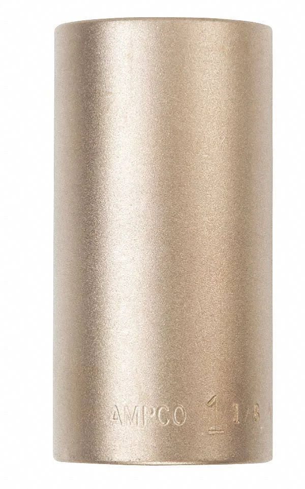 Ampco Dw-1/2D23Mm Socket, Almn BRZ, Natural, 23 mm