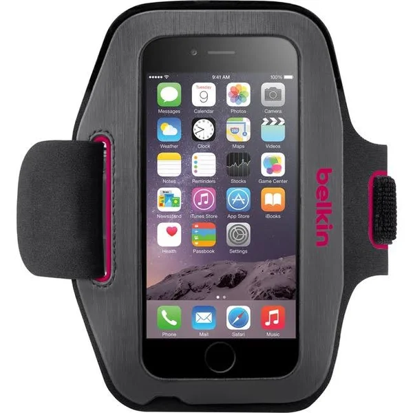 Belkin Sport-Fit Carrying Case (Armband) for iPhone 6 - Gravel